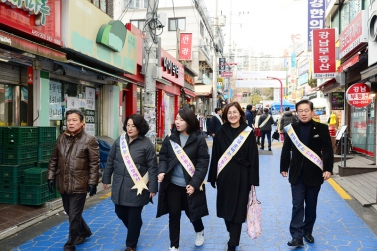 설맞이 전통시장 방문_남성사계시장